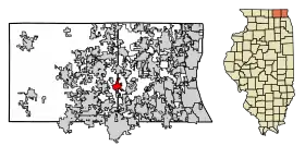 Localisation de Island Lake