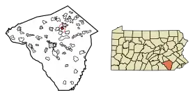 Localisation de Akron