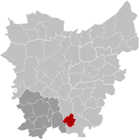 Localisation de Lierde