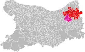 Localisation de Communauté de communes Terre d'Auge