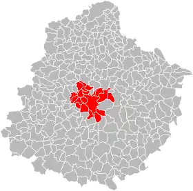 Localisation de Le Mans Métropole