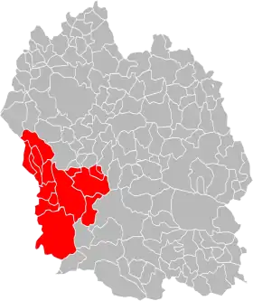 Localisation de Communauté de communes Aubrac Lot Causse Tarn