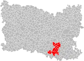 Localisation de Communauté de communes Cœur Sud Oise
