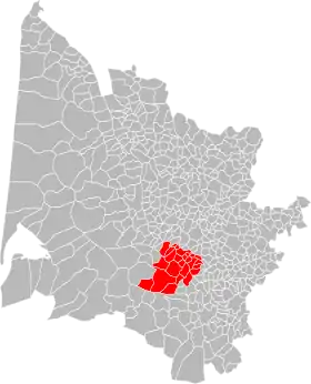 Localisation de Communauté de communes Convergence Garonne