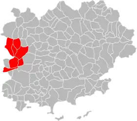 Localisation de Communauté de communes Sainte-Baume Mont-Aurélien