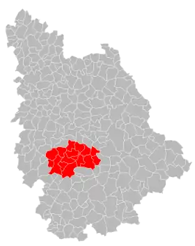 Localisation de Communauté de communes des Vallées du Clain