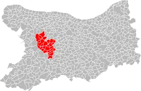 Localisation de Communauté de communes Villers-Bocage Intercom