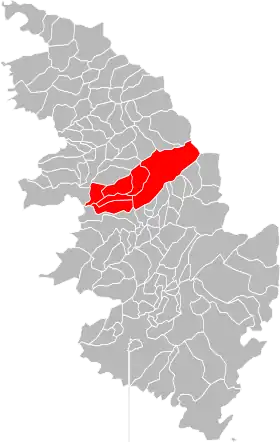 Localisation de Communauté de communes de la Vallée du Prunelli