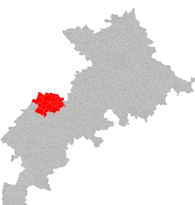 Localisation de Communauté de communes des Portes du Comminges