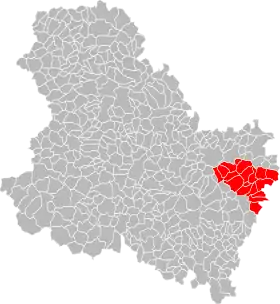 Localisation de Communauté de communesdu canton d'Ancy-le-Franc