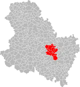 Localisation de Communauté de communes du Chablisien