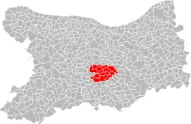 Localisation de Communauté de communes du Cingal