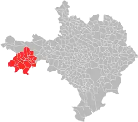 Localisation de Communauté Com Pays Viganais Cévennes Méridionales