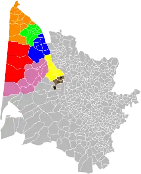 Localisation de Pays Médoc