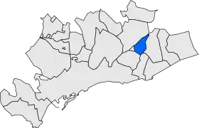 Localisation de La Nou de Gaià