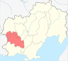 Localisation de Raïon de la Tenka