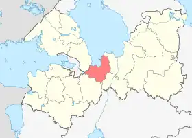 Localisation de Raïon de Kirovsk