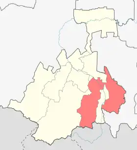 Localisation de Raïon Prigorodny