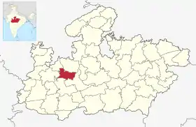 Localisation de District de Shajapur