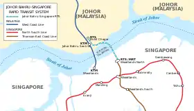Image illustrative de l’article Système de transport rapide Johor Bahru–Singapour