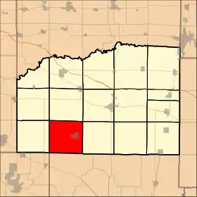 Localisation de Oakdale Township