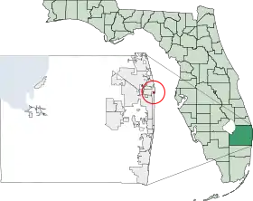 Localisation de Palm Beach Shores