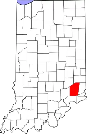 Localisation de Comté de Ripley(Ripley County)