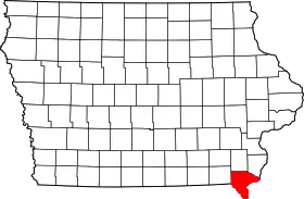 Localisation de Comté de Lee