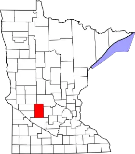 Localisation de Comté de Kandiyohi(Kandiyohi County)