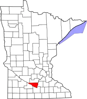 Localisation de Comté de Nicollet(Nicollet County)