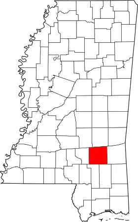 Localisation de Comté de Jones(Jones County)