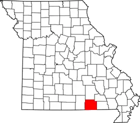 Localisation de Comté d'Oregon