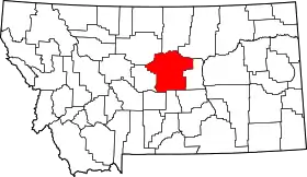 Localisation de Comté de Fergus(Fergus County)