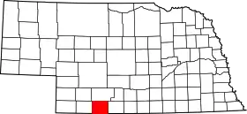 Localisation de Comté de Red Willow