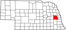 Localisation de Comté de Saunders