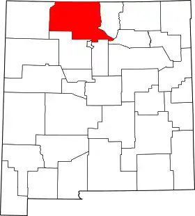 Localisation de Comté de Rio Arriba(Rio Arriba County)