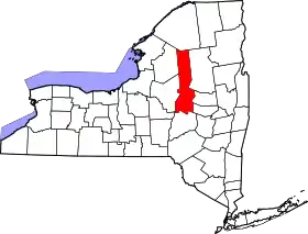Localisation de Comté de Herkimer(en) Herkimer County