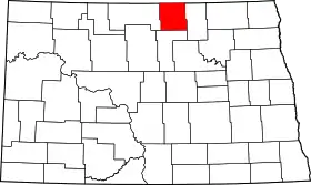 Localisation de Comté de Rolette(Rolette County)
