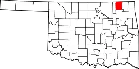 Localisation de Comté de Nowata(Nowata County)
