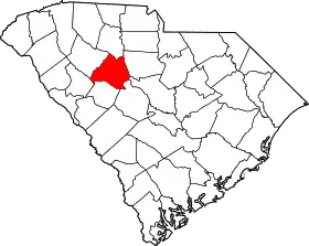 Localisation de Comté de Newberry(Newberry County)