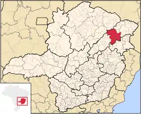 Microrégion d'Araçuaí