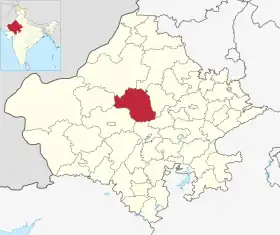 Localisation de District de Nagaur