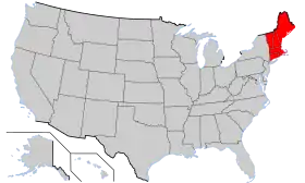 Localisation de Nouvelle-Angleterre
