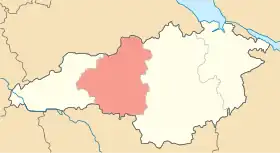 Localisation de Raïon de Novooukraïnka