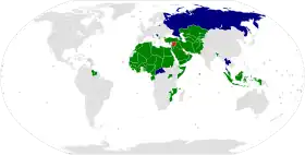 Carte de l'organisation
