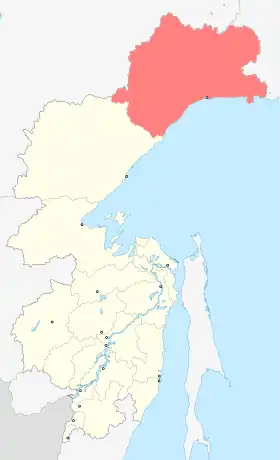Localisation de Raïon d'Okhotsk