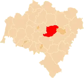 Localisation de Powiat de Środa Śląska