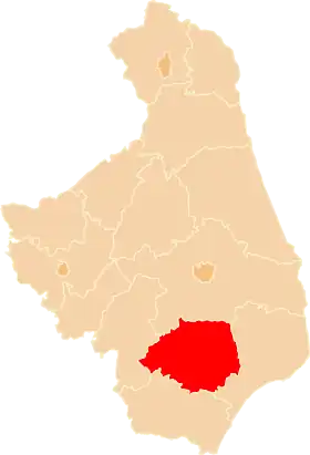 Localisation de Powiat de Bielsk Podlaski