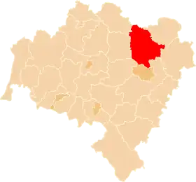 Localisation de Powiat de Trzebnica