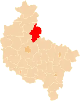 Localisation de Powiat de Wągrowiec